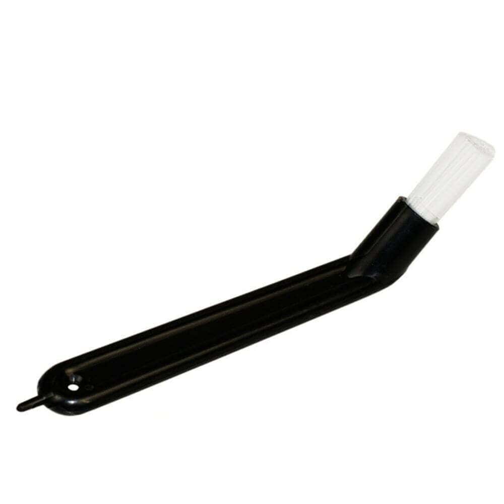 Shower plate cleaning brush