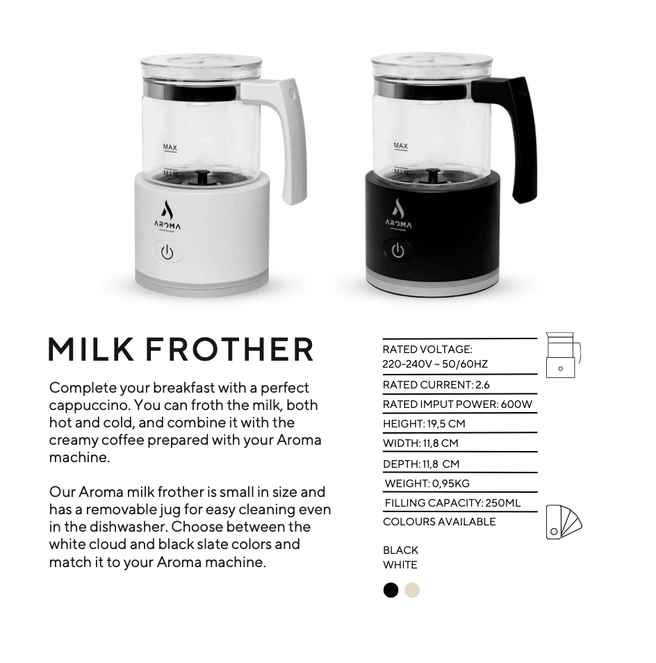 Aroma Plus Milk Frother