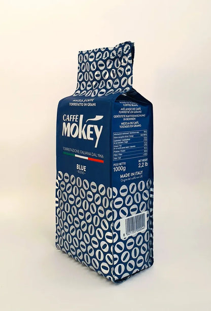 mokey café blue