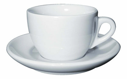 Ancap - Verona - Plain white cups and saucers