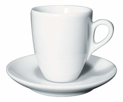 Ancap - Verona - Plain white cups and saucers