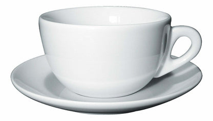 Ancap - Verona - Plain white cups and saucers