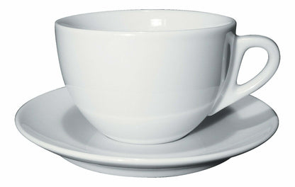 Ancap - Verona - Plain white cups and saucers