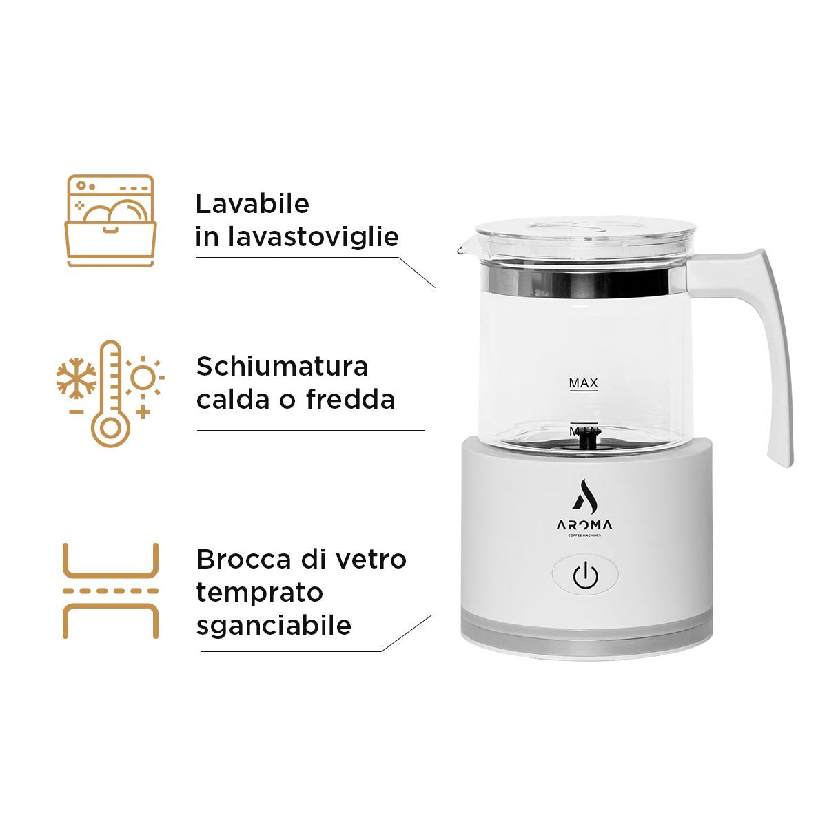 Aroma Plus Milk Frother