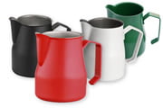 Motta milk frothing jug - stainless steel colour coated