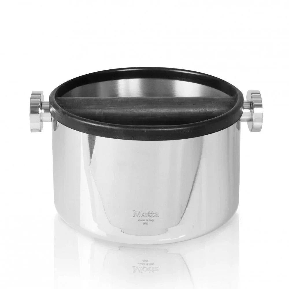 motta knock box stainless steel 105mm