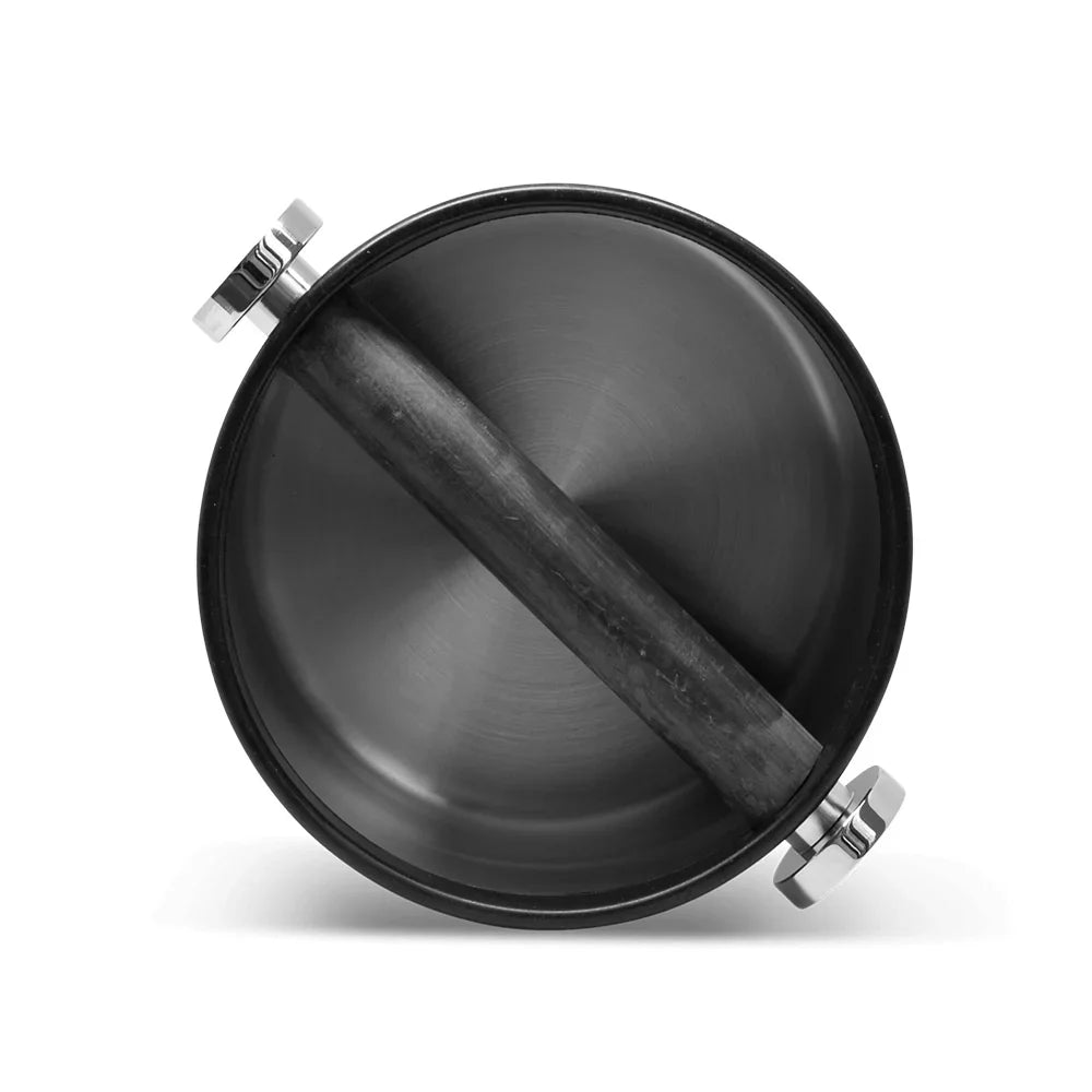 motta knock box stainless steel 105mm