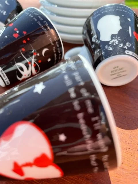 Ancap - Designer cups set of 6 cups and saucers